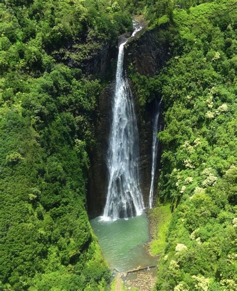 Waterfall jurassic waterfall kauai Free stock photos in JPEG (.jpg) 1860x2280 format for free ...