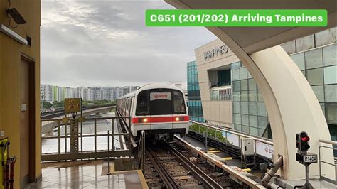 30 Years Old SMRT C651 201 202 Arriving Tampines JKN YouTube