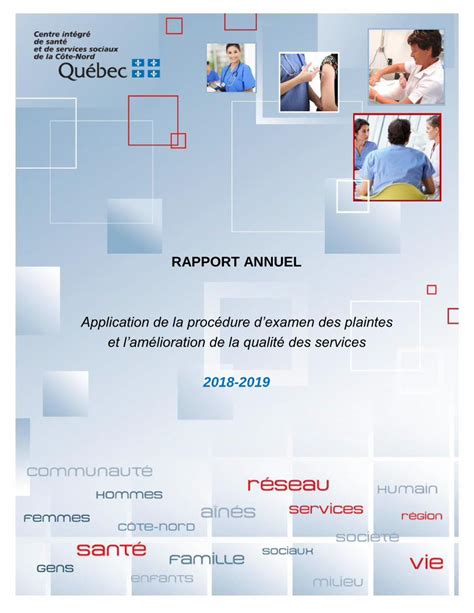 Pdf Rapport Annuel Cisss De La C Te Nord Dokumen Tips