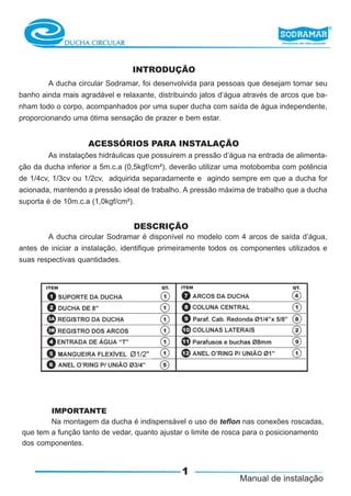 O Manual De Uma Ducha - Manual Ducha Sodramar | PDF