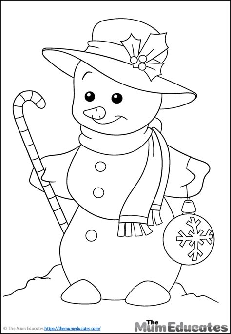 Free Christmas Colouring Sheets Printable The Mum Educates