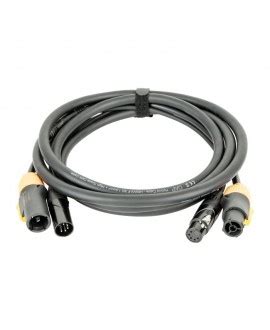 DAP FP23 Hybrid Cable Power Pro True 5 Pin XLR D MX Power