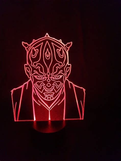 Grav Styl Lampe Led D Dark Maul Star Wars Film Veilleuse D Co