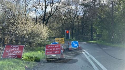 Road Repairs Following Landslide Delayed Over Christmas Bbc News