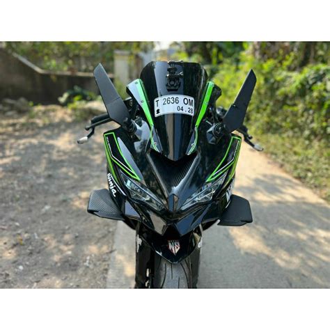 Jual Winglet Aero Samping Pemasangan Utk Ninja Zx25r Bahan Carbon