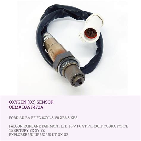 O2 Oxygen Sensor For Ford Au Ba Bf Fg Falcon Barra Sx Sy Sz Territory Ba9f472a