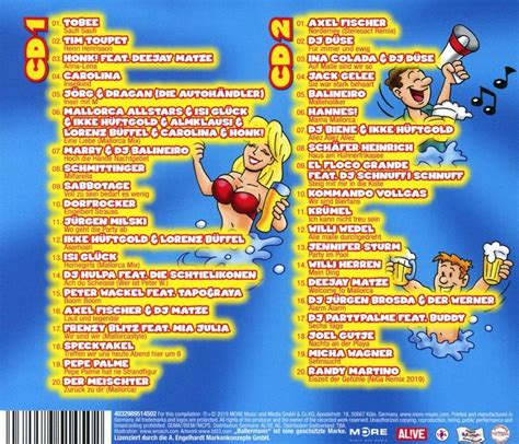 Various Artists Ballermann Inselpartycharts Das Beste Cd Various