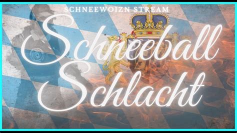 Schneewoizns Schneeball Schlacht Jeder Darf Mit Machen Deutsch