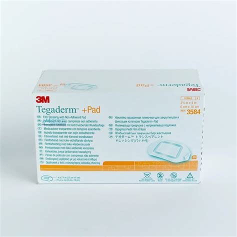 Apósito Transparente Tegaderm Pad 6 x 10cm 3M 3584 Proveedora medical