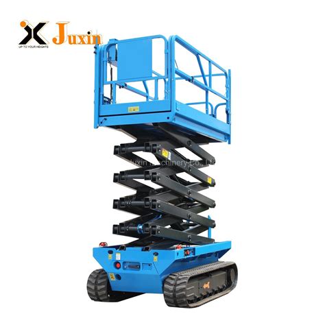 10m 12m Tracked Manlift Aerial Working Platform Crawler Scissor Lift