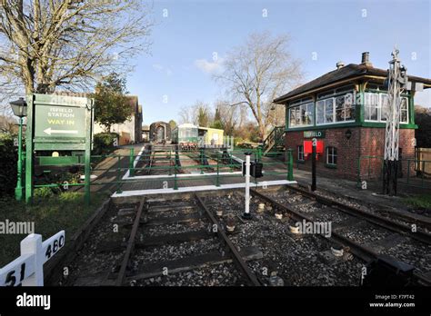 Isfield Railway Station Which Is Part Of The Lavender Line Preserved