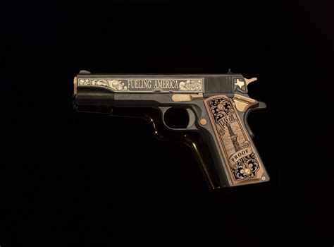 Black Gold Pistol – American Legacy Firearms | Custom Engraved Firearms