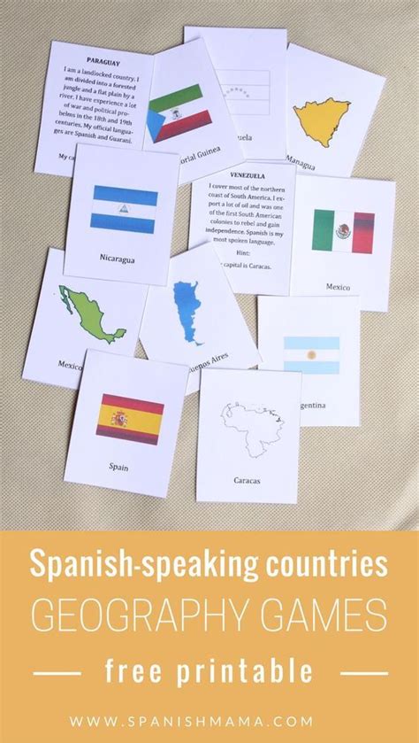 Free Printable Spanish Speaking Countries Flags Printable Templates