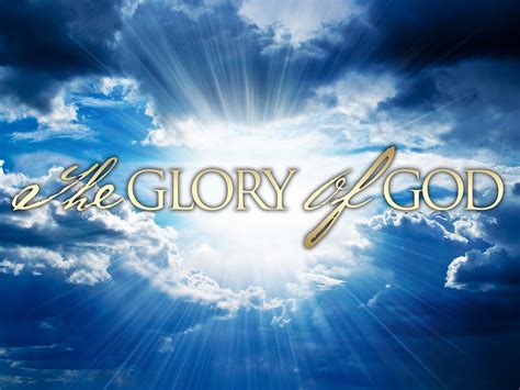 The Glory Of God Church Of Christ Articles