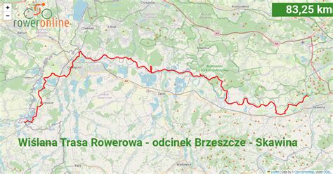 Trasa rowerowa Wiślana Trasa Rowerowa odcinek Brzeszcze Skawina