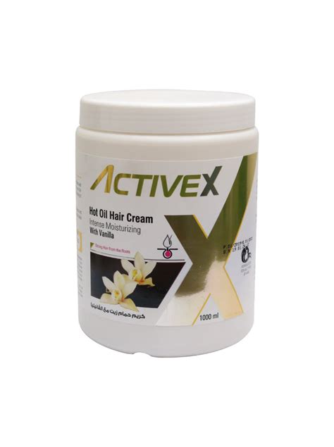 Shop Activex Hot Oil Hair Cream 1000 Ml Vanilla Nourishing Uae Milia Cosmetics