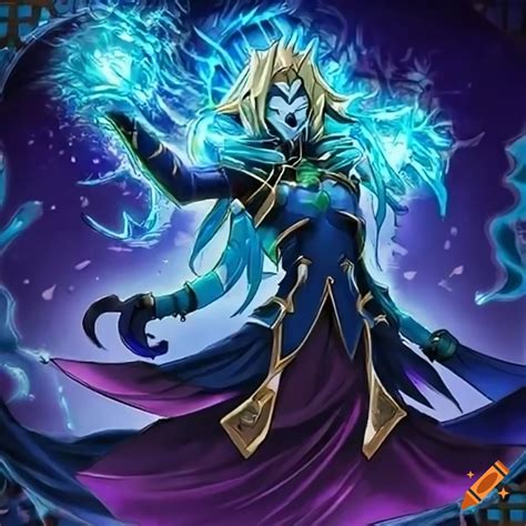 Yugioh Water Sorcerer Character Artwork On Craiyon