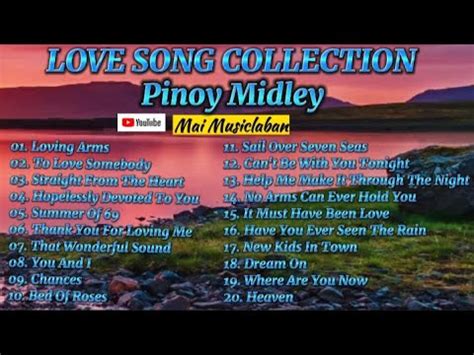 BEST PINOY LOVE SONG COLLECTION/MEDLEY - YouTube