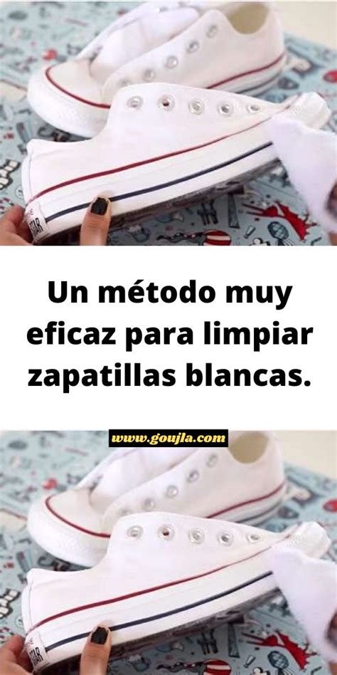 Un método muy eficaz para limpiar zapatillas blancas Limpiar