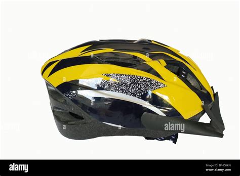 Bicycle Helmet Blue Bicycle Helmet Isolated On White Background