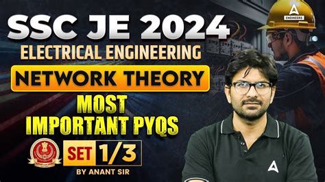 SSC JE 2024 SSC JE Electrical Engineering Network Theory Most