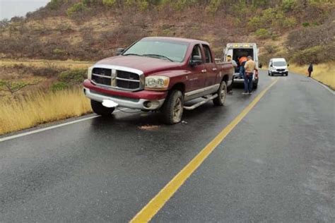 Accidente automovilístico deja dos heridos en Fresnillo