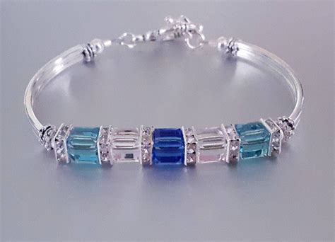 Mothers Birthstone Bracelet Birthstone Jewelry Mothers Bracelet