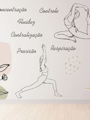 Adesivo De Parede Pilates X M Elo