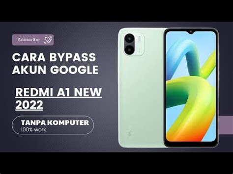 Cara Bypass Frp Redmi A1 New Lupa Akun Google Android Redmi Xiaomi