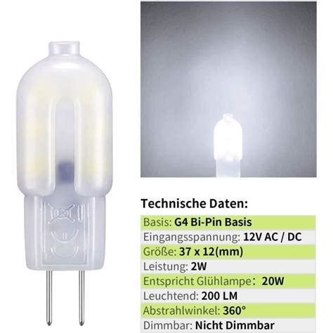 Ampoules Led G Ampoules Led W Remplacement Des Ampoules Halog Nes