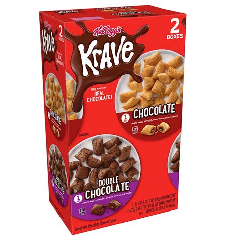 Kellogg's Krave Cereal 2 Flavors 34oz - Walmart.com