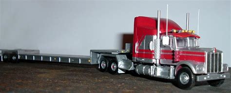 Kenworth W 900 And Lowboy Trailer