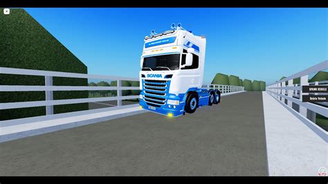 DRIVING TRUCKER TIMS SCANIA ON ROBLOX YouTube