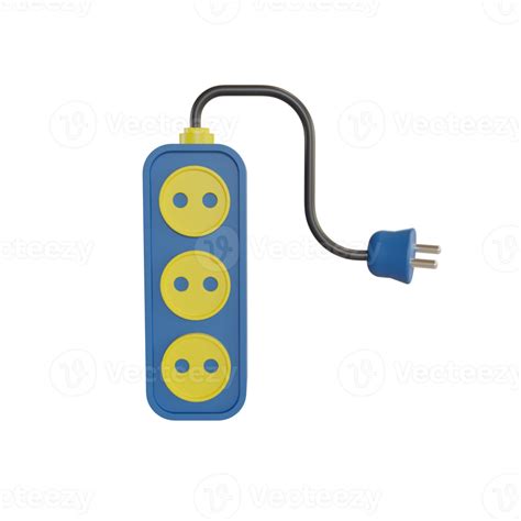 Free 3d Illustration Object Icon Power Strip 8485582 Png With