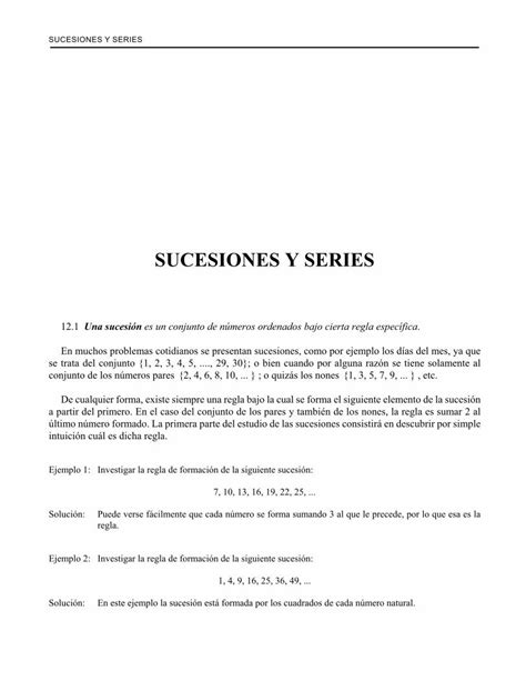 PDF SUCESIONES Y SERIES IUPSM Miguel Mena Instituto PDF