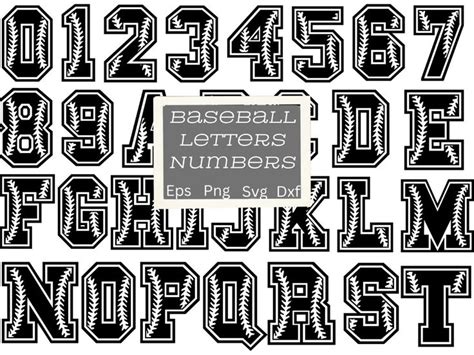 Baseball Font Svg Baseball Team Svg Baseball Mom Svg Softball Svg