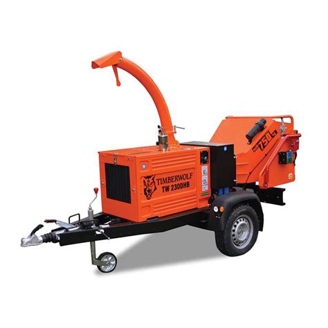 6 Inch Wood Chipper With 24hp Caradon Tool And Plant Hire Ltd