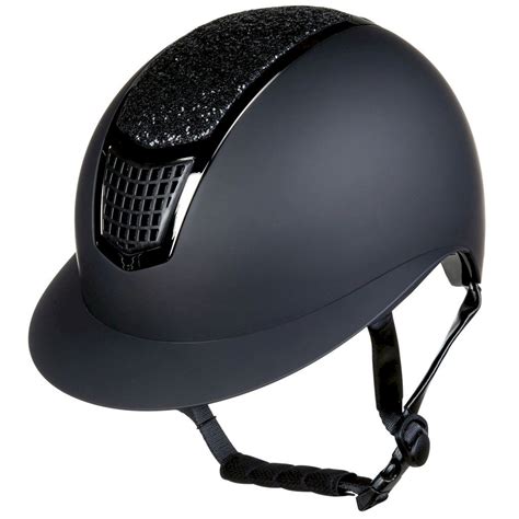 Kask jeździecki Glamour Shield czarny czarny Sklep Jeździecki Tundra