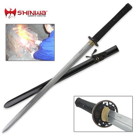 Shinwa Dragon Lord Handmade Katana Samurai Sword Double Edged Hand