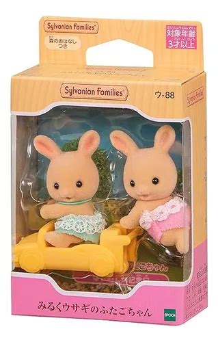 Sylvanian Families Milk Rabbits Twins Set Ternurines Japon Envío Gratis