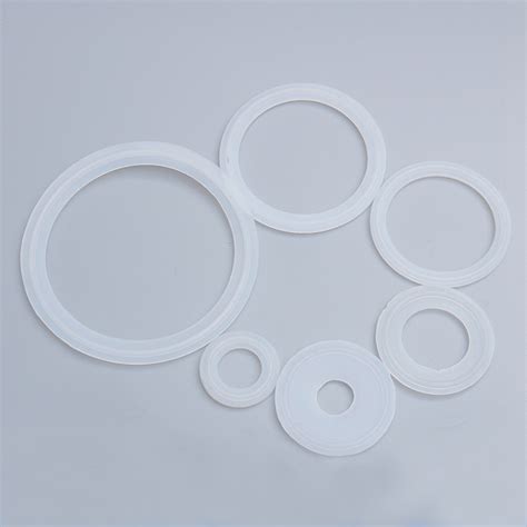 Food Grade Tri Clamp PTFE EPDM Gasket With Stainless Steel Screen Mesh