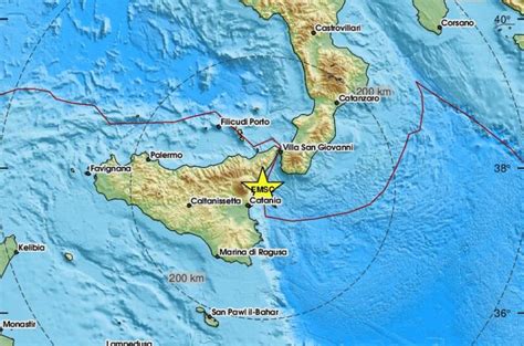 Sizilien Erdbeben Mb 3 3 vor der Ostküste Vulkane Net Newsblog