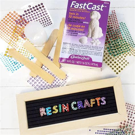 How To Make Resin Letterboard Letters Resin Crafts Blog