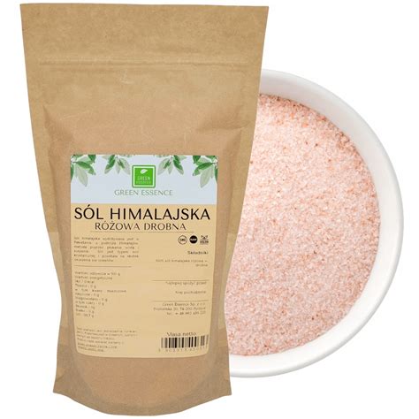 Sól Himalajska Różowa Drobna 1kg NATURALNA 1000g 12766485525 Allegro pl