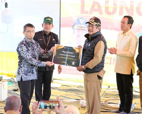 BPS Soppeng Launching Desa Cantik Di Walemping