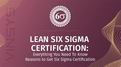 Six Sigma Certification Everything You Need To Know