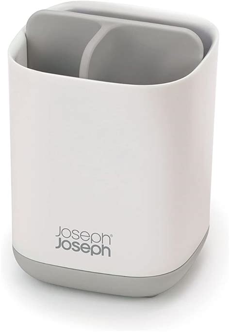 Joseph Joseph Easystore Porte Brosse Dents Plastique Blanc Gris