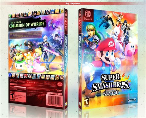 Viewing Full Size Super Smash Bros For Nintendo Switch Box Cover