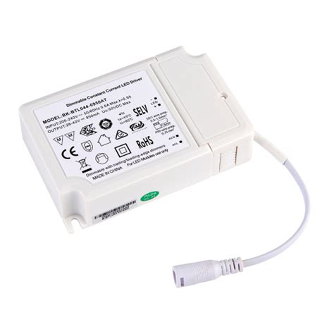 Saxby Lighting 81007 Led Driver Constant Current Dimmable 40w 950ma White Uk