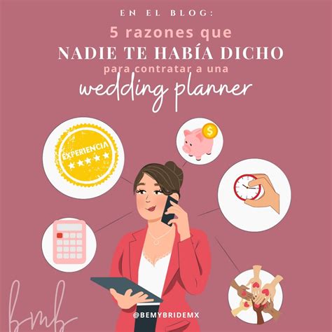 5 razones para contratar un wedding planner que NADIE TE HABÍA DICHO